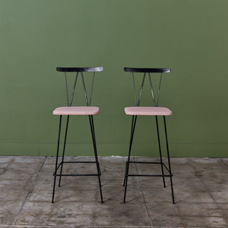 Pair of Salterini Bar Stools by Maurizio Tempestini