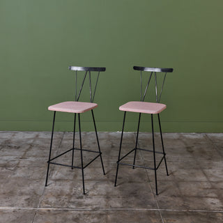 Pair of Salterini Bar Stools by Maurizio Tempestini