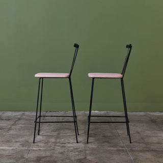 Pair of Salterini Bar Stools by Maurizio Tempestini