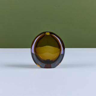 Murano Sommerso Glass Vase by Flavio Poli for Seguso Vetri d’Arte