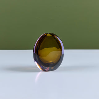 Murano Sommerso Glass Vase by Flavio Poli for Seguso Vetri d’Arte