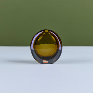 Murano Sommerso Glass Vase by Flavio Poli for Seguso Vetri d’Arte