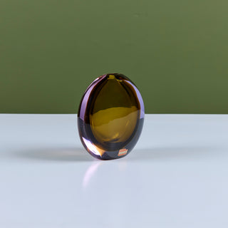 Murano Sommerso Glass Vase by Flavio Poli for Seguso Vetri d’Arte