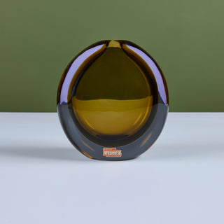 Murano Sommerso Glass Vase by Flavio Poli for Seguso Vetri d’Arte