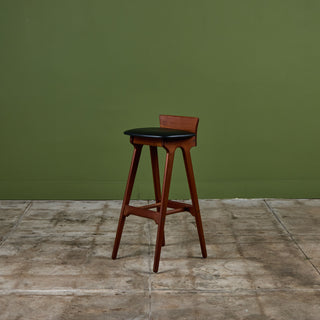 Set of Three Bar Stools by Erik Buch for Christian Christiansen Møbelfabrik