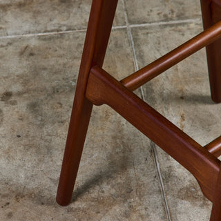 Set of Three Bar Stools by Erik Buch for Christian Christiansen Møbelfabrik
