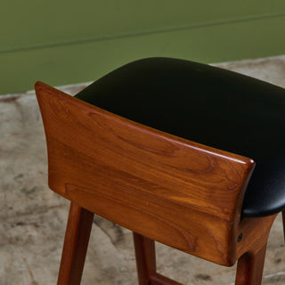 Set of Three Bar Stools by Erik Buch for Christian Christiansen Møbelfabrik