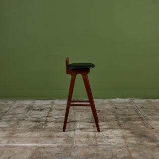Set of Three Bar Stools by Erik Buch for Christian Christiansen Møbelfabrik