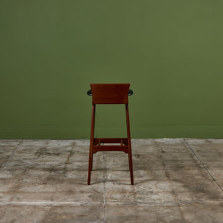 Set of Three Bar Stools by Erik Buch for Christian Christiansen Møbelfabrik