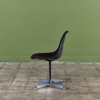 Set of Four Charles and Ray Eames Molded Fiberglass Side Chairs for Herman Miller