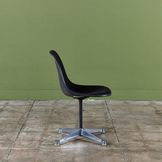 Set of Four Charles and Ray Eames Molded Fiberglass Side Chairs for Herman Miller