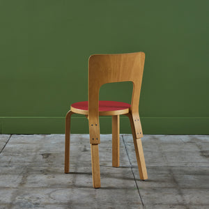Set of Six Alvar Aalto Model 66 Dining Chairs for Artek