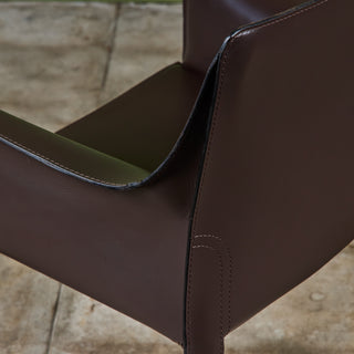 Set of Four Mario Bellini Cab Armchairs for Cassina