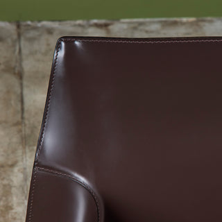 Set of Four Mario Bellini Cab Armchairs for Cassina