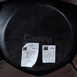 Set of Four Mario Bellini Cab Armchairs for Cassina