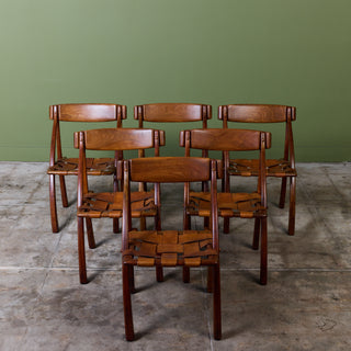 Set of Six 'Wishbone' Dining Chairs by Arthur Espenet