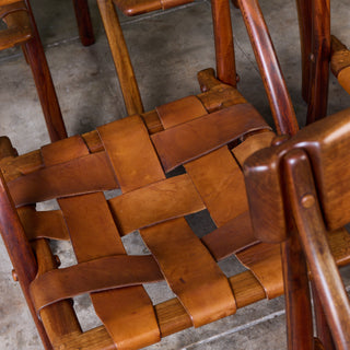 Set of Six 'Wishbone' Dining Chairs by Arthur Espenet