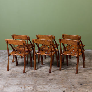 Set of Six 'Wishbone' Dining Chairs by Arthur Espenet