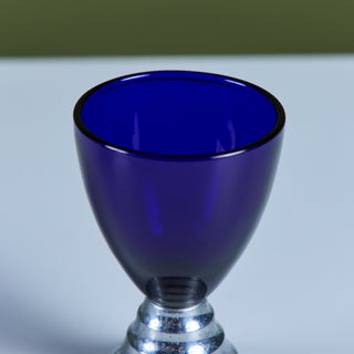 Set of Six "Blue Moon" Cordial Glasses by Chase USA