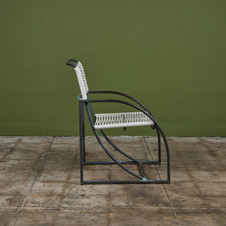 Set of Six Kipp Stewart Bronze Patio Dining Armchairs for Terra