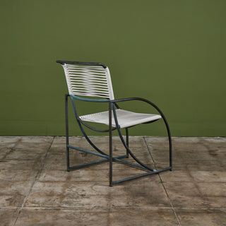 Set of Six Kipp Stewart Bronze Patio Dining Armchairs for Terra