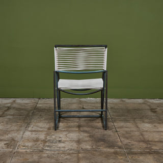 Set of Six Kipp Stewart Bronze Patio Dining Armchairs for Terra