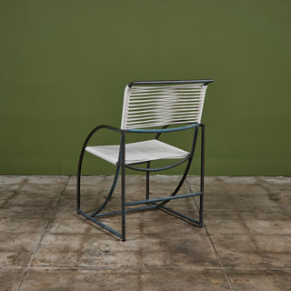 Set of Six Kipp Stewart Bronze Patio Dining Armchairs for Terra