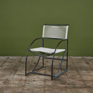 Set of Six Kipp Stewart Bronze Patio Dining Armchairs for Terra