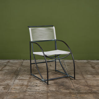 Set of Six Kipp Stewart Bronze Patio Dining Armchairs for Terra