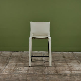 Set of Three Mario Bellini Cab Counter Stools for Cassina