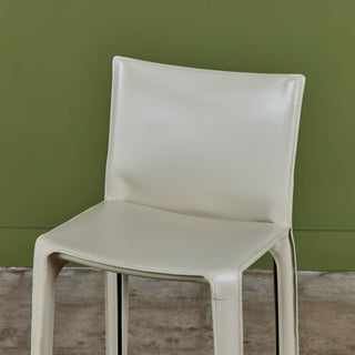 Set of Three Mario Bellini Cab Counter Stools for Cassina