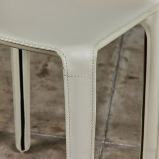 Set of Three Mario Bellini Cab Counter Stools for Cassina