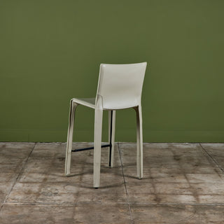 Set of Three Mario Bellini Cab Counter Stools for Cassina