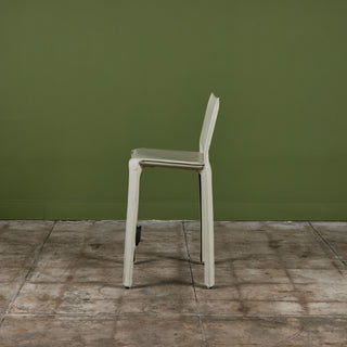 Set of Three Mario Bellini Cab Counter Stools for Cassina