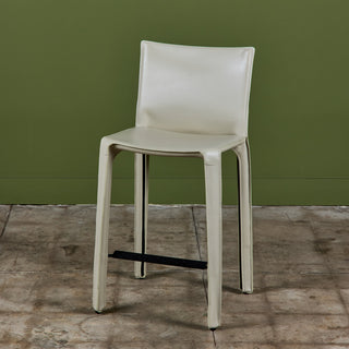 Set of Three Mario Bellini Cab Counter Stools for Cassina