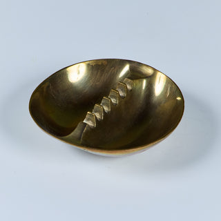 Small Solid Brass Ashtray