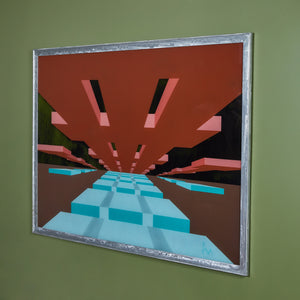 Robert Shirk Reverse Glass Painting