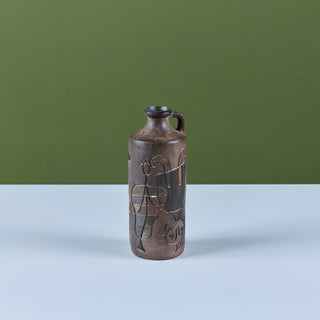 Tilgmans Keramik Style Sgraffito Ceramic Jug