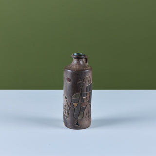 Tilgmans Keramik Style Sgraffito Ceramic Jug