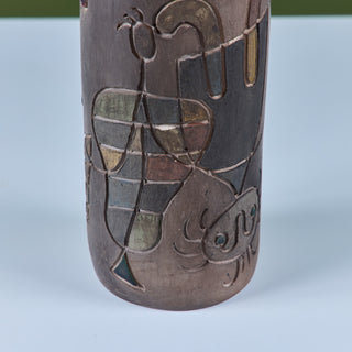 Tilgmans Keramik Style Sgraffito Ceramic Jug