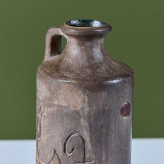 Tilgmans Keramik Style Sgraffito Ceramic Jug