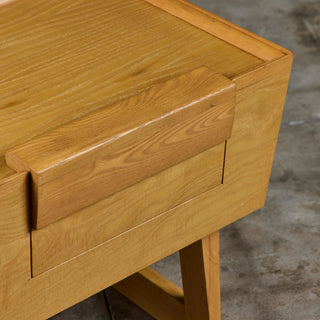 Paul Laszlo Oak Nightstand for Brown Saltman