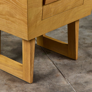 Paul Laszlo Oak Nightstand for Brown Saltman
