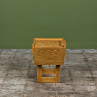 Paul Laszlo Oak Nightstand for Brown Saltman