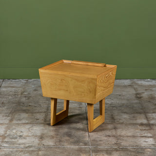 Paul Laszlo Oak Nightstand for Brown Saltman