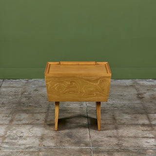 Paul Laszlo Oak Nightstand for Brown Saltman
