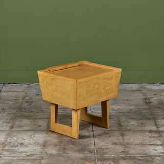 Paul Laszlo Oak Nightstand for Brown Saltman