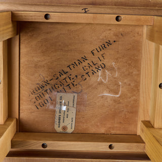 Paul Laszlo Oak Nightstand for Brown Saltman