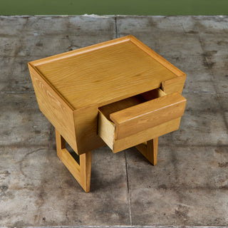 Paul Laszlo Oak Nightstand for Brown Saltman