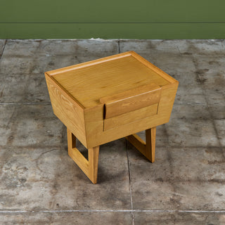 Paul Laszlo Oak Nightstand for Brown Saltman